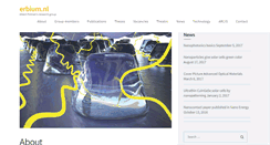 Desktop Screenshot of erbium.nl